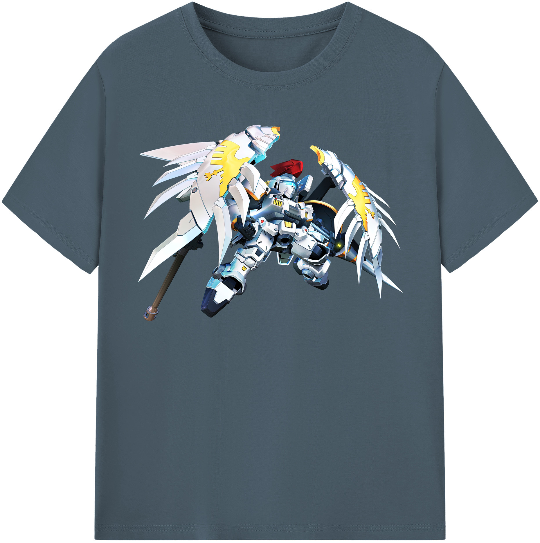 （画像用） 機動戦士ガンダム Mobile Suit Gundam 綿100％半袖Tシャツ（フロントプリント）